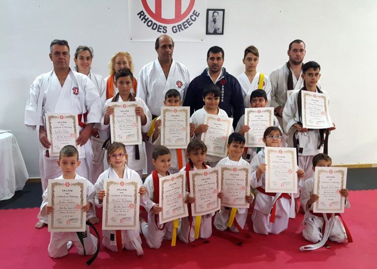 Τεχνικό σεμινάριο Shito-ryu & Εξετάσεις Εγχρώμων ζωνών στην Ρόδο – Δεκέμβριος 2019