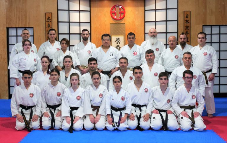 Προπόνηση & Εξέταση Νταν με τον Soke Kenyu Mabuni στο “Yoshukan” Ελλάδος – Φεβρουάριος 2023